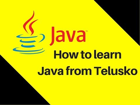 3 2 How to learn Java from Telusko