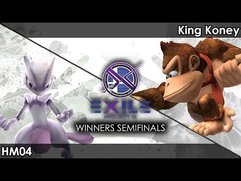 Project M: RVM | HM04 (Mewtwo) V SMT | King Koney (Donkey Kong) - Exile 105 Tournament SSBPM