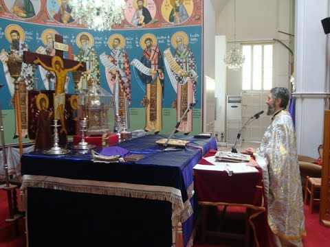 Sfânta Liturghie în Duminica Floriilor (8 aprilie 2012) la Biserica Sfântul Pavel din Nicosia, Cipru