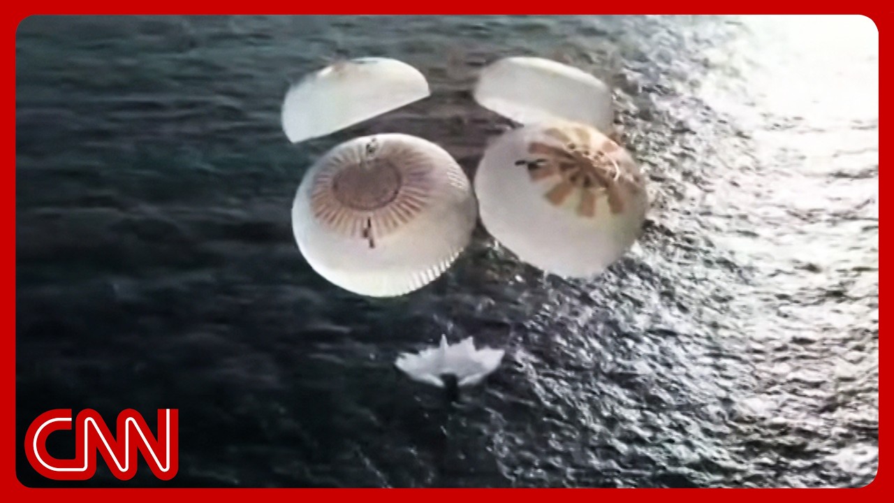NASA/SpaceX crew splashed down in Pacific Ocean