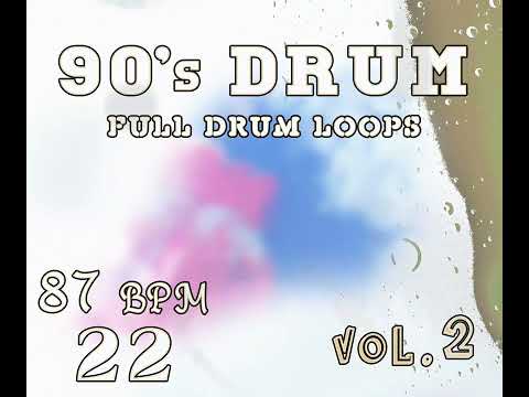 [FREE] 90's OLD SCHOOL Drum Packs 87 BPM 22 [Full Drum Loops ] | Royalty Free Music Loops & Samples