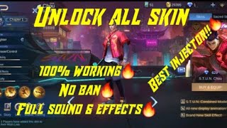 🔥New updated Injector | Unlock all skin for free | MLBB
