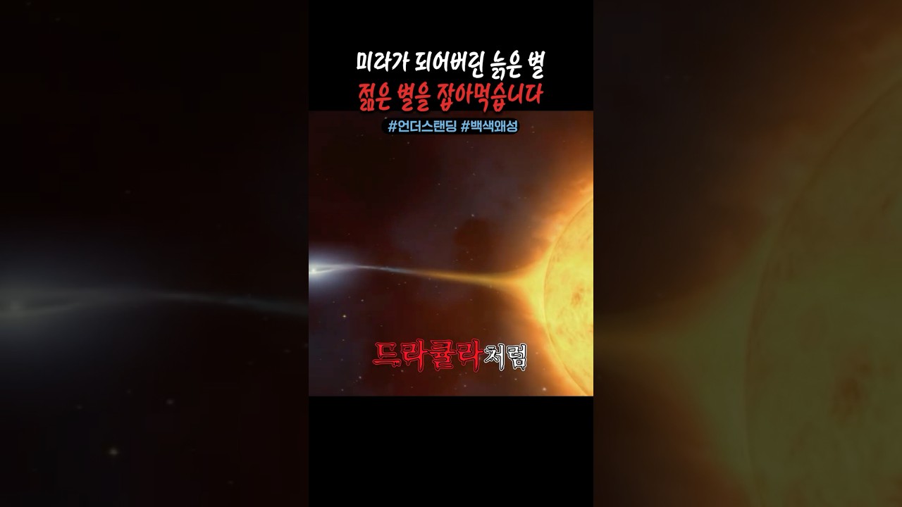 젊은 항성의 에너지를 빨아먹는 백색왜성 (우주먼지 지웅배 교수)