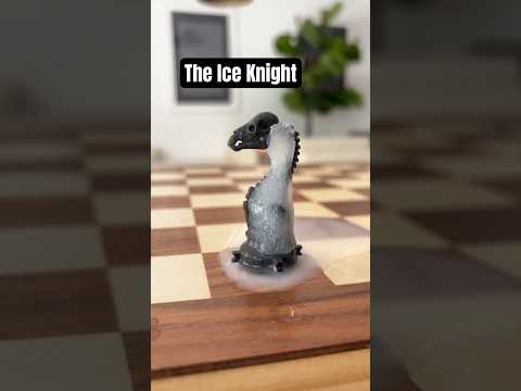 I designed an Ice Chess Knight!