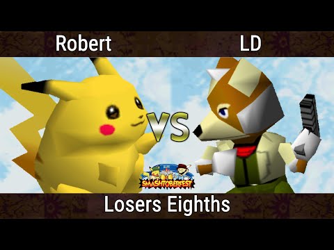 Smashtoberfest 2022 Top 8 - Robert (Pikachu) Vs. LD (Fox) SSB64 Smash Tournament
