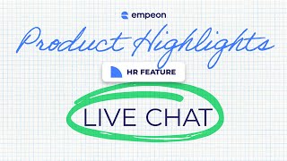 Product Highlight: Live Chat