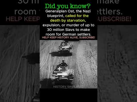 The Real Goal: Enslave Slavs and Steal "Living Space," Not Just Defeat Stalin || WW2 #shorts #ww2