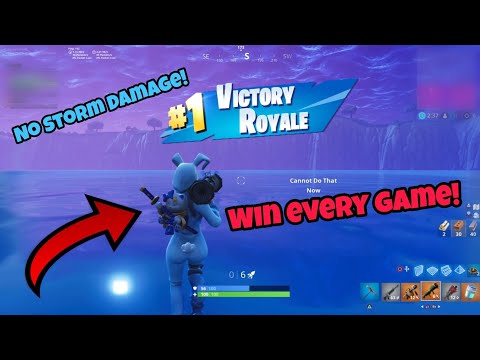 Win Every Game with This Game Breaking Glitch (No storm damage) Fortnite Glitches Season 5 Video