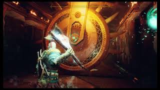 God of War - A Path To Jotunheim: Get Past 1st & 2nd Blade Wheel Traps Winds of Hel Puzzle (2018)