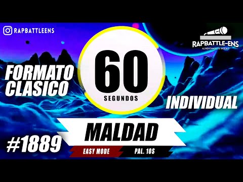 🎤 Formato FMS Individual 🔥 Base de Rap Para Improvisar Con Palabras | ENTRENAMIENTO FMS #1889