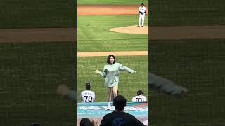 【Unigirls】 #詩詩 #冬季リーグ 台湾VS日本@台中洲際棒球場 20241123 #台湾チア #cheerdance #cheerleader #unigirls #cpbl #awb