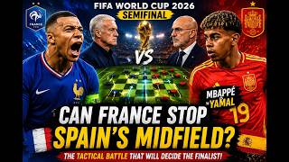 France vs Spain Live | FIFA World Cup Semi-Final  | Mbappe vs Yamal