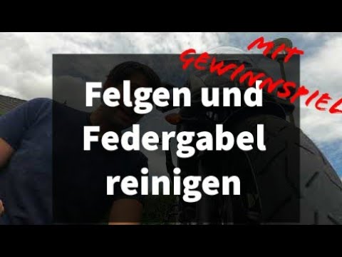 Felge und Federgabel reinigen, mit Gewinnspiel! - DerEchteDaniel - Das ü30 Motorrad VLOG #80