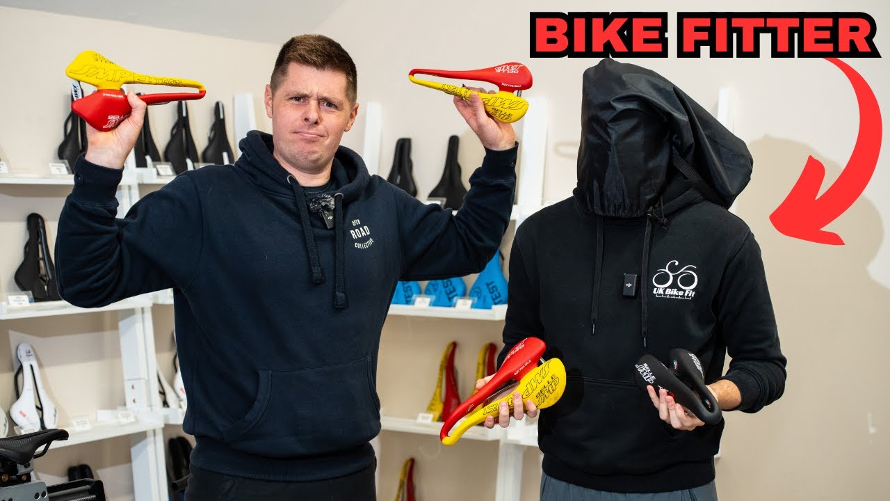Bike Fitter TESTED! Blindfold Saddle Challenge With @TriathlonDan
