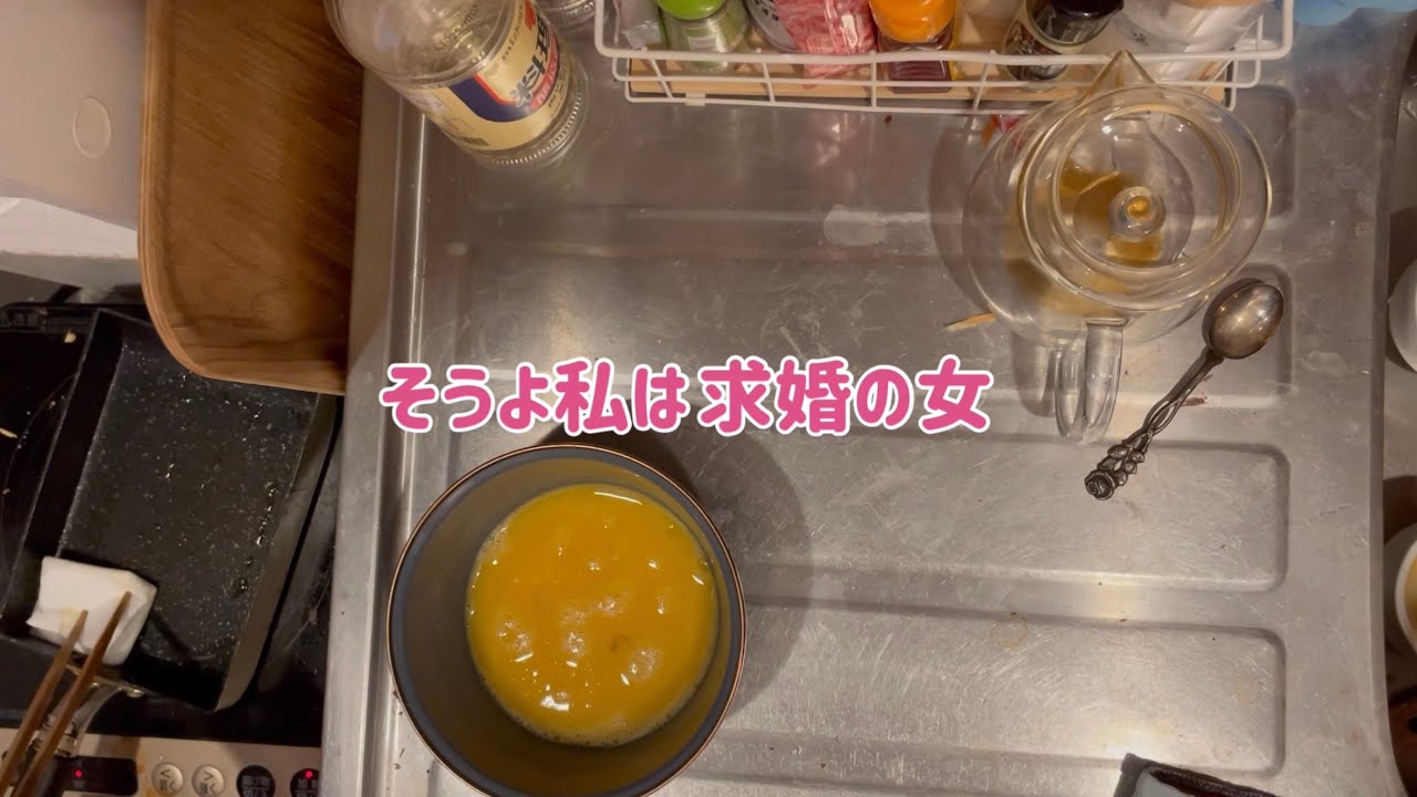 夫になる人とお花見に行ったときの動画