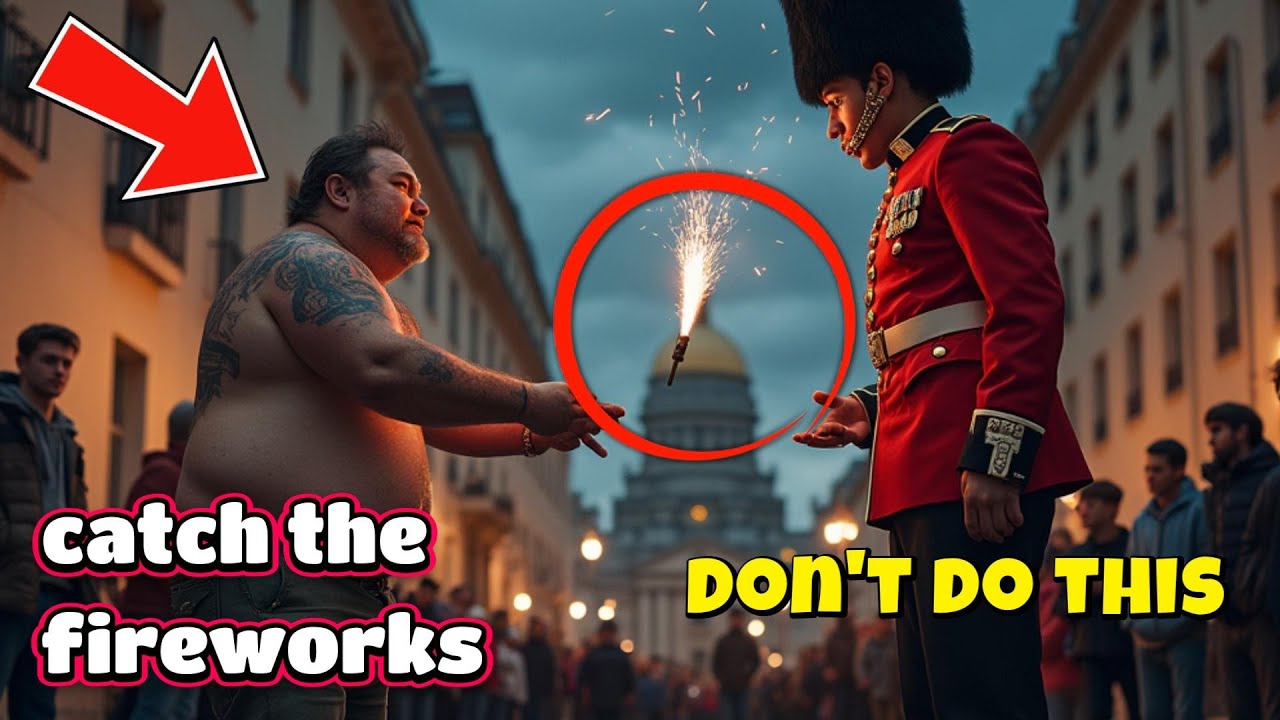 An Audacious Tourist Threw A Firework At A Royal Guard, But He Didn’t Expect What Happened Next!
