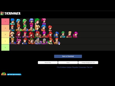Fire Emblem Gaiden Tier List