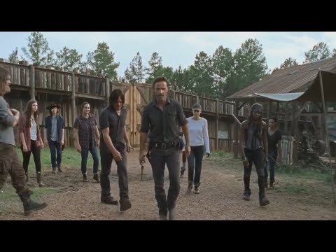[S07e08] The Walking Dead ending scene (awesome scene !)