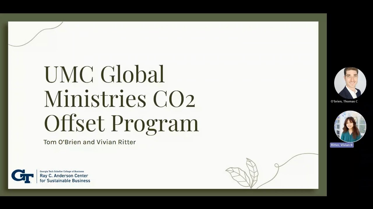 UMC Global Ministries C02 Offset Program