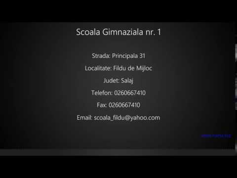 Scoala Gimnaziala nr. 1 Fildu de Mijloc