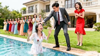 He forced her jump pool for ex to get card—truth out, he wept and regretted!