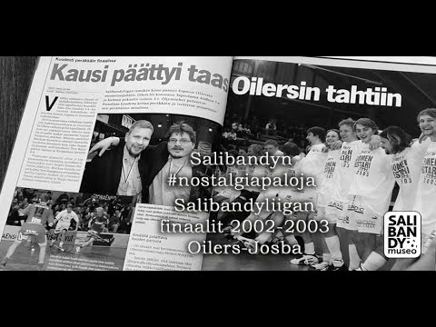 2003 - Salibandy #nostalgiapaloja . Salibandyliigan finaalit 2003