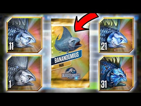 BANANOGMIUS UNLOCKED PACK TOURNAMENT X3 MAX LEVEL 40 | Jurassic World: The Game