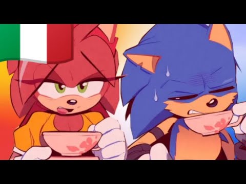 Sonic Prende Il Thè Con i Parenti Di Amy_Doppiaggio ITA_[Sonic Comic Dub]