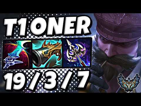 T1 Oner Graves vs Trundle [ Jungle ] Patch 12.20 Ranked Challenger NA ✅