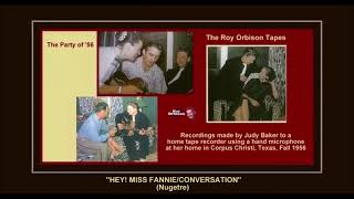 (1956) Home Recording ''Hey! Miss Fannie/Conversation'' Roy Orbison
