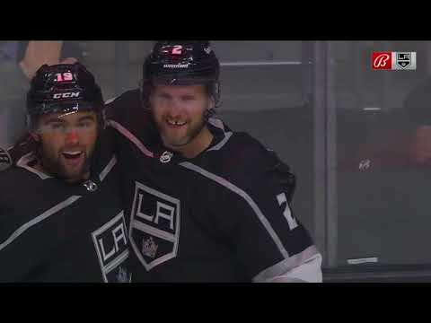 Alex Edler scores his first goal as an LA King and 100th of career.