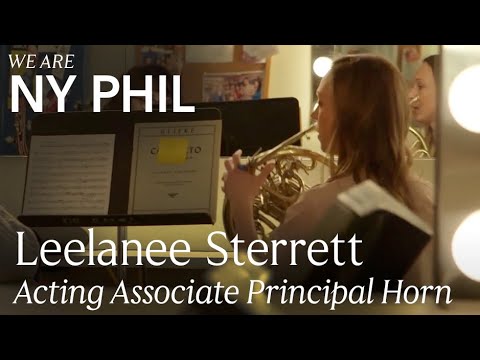 We Are NY Phil: Acting Associate Principal Horn Leelanee Sterrett