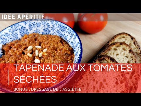 Recette tapenade rouge aux tomates séchées | Facile et rapide 👨🍳