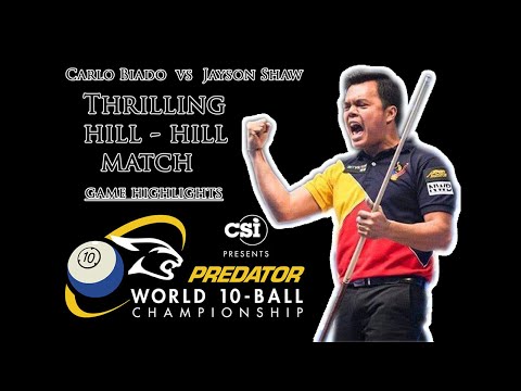 Carlo Biado vs Jayson Shaw thrilling hill - hill match