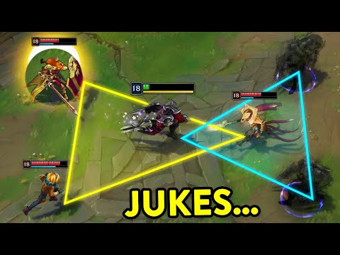 THE POWER OF PERFECT JUKES... INSANE DODGES COMPILATION (League of Legends)