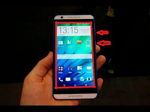 how to take a screenshot on htc desire 820