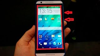 how to take a screenshot on htc desire 820