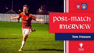 💬 Post-Match Interview | Tom Hewson | Boro Rangers (FA Youth Cup)