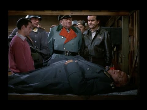 General Burkhalter Catches Schultz Goofing Off - Hogan's Heroes - 1970