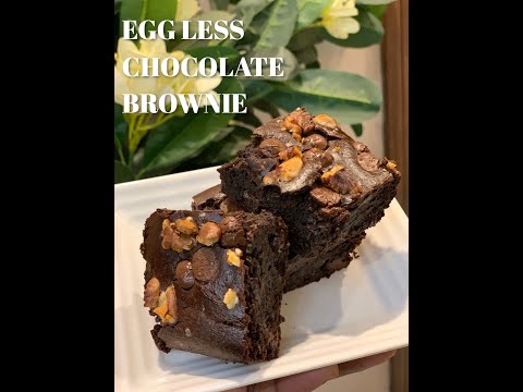 Eggless Chocolate Brownie  एग्ग्लेस चॉकलेट ब्राउनी Rinkee Gupta