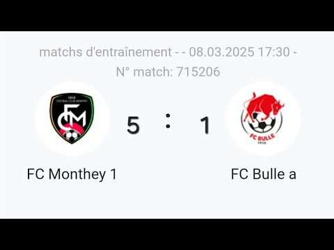 FC Monthey vs FC Bulle