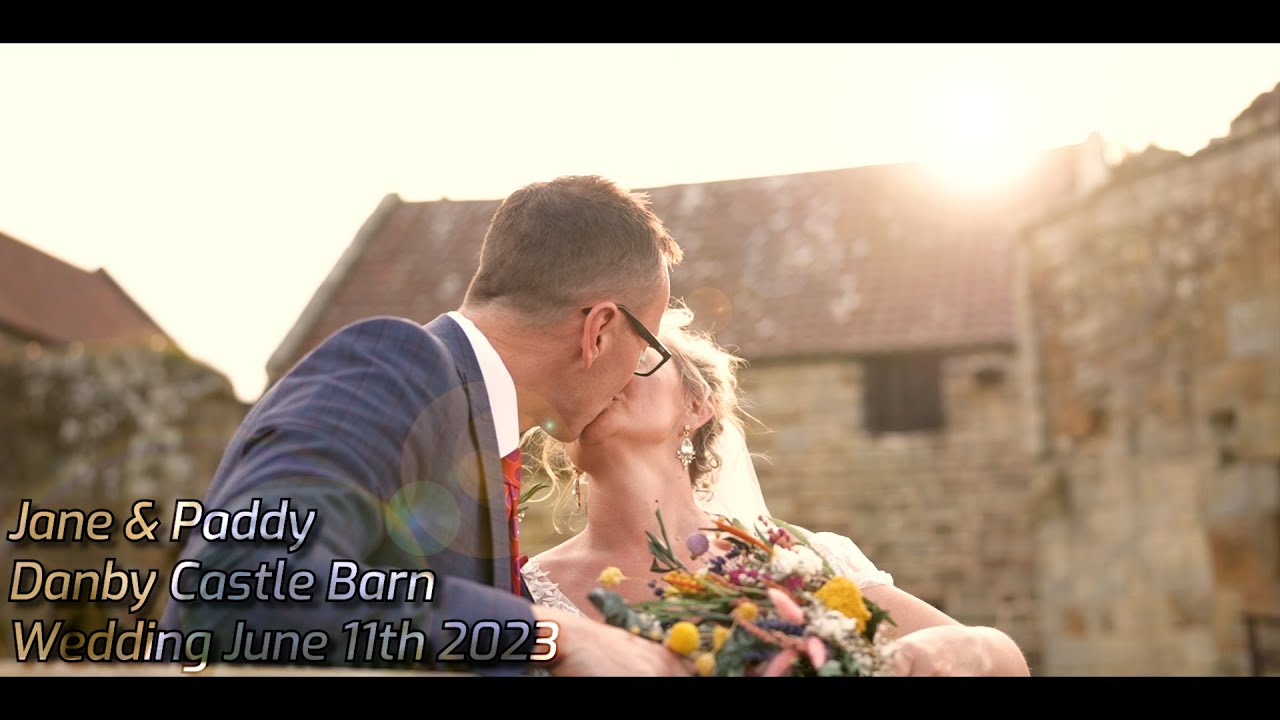 Jane and Paddy Wedding Danby Castle Barn