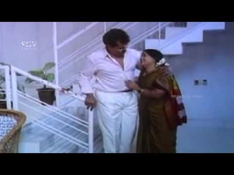 Tiger Prabhakar Happy By Seeing Mother and Father In His Home | Mr. Vasu Kannada Movie Scene