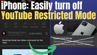 How to turn off YouTube Restricted Mode on iPhone/iPad/iOS on Public Wifi. Easy & free fix!