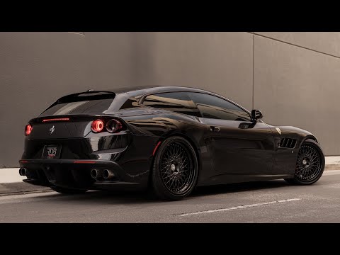 Ferrari GTC4 Lusso Slammed on HRE's , A Very Wrecked AMG.