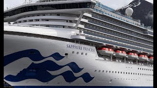 LIVE SAILAWAY KETCHIKAN ALASKA SAPPHIRE PRINCESS