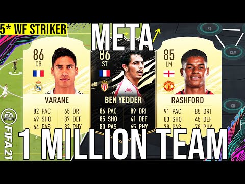 BEST META 1 MILLION COIN TEAM (5* WEAK FOOT) SQUAD BUILDER TO GET MORE WINS! FIFA 21 ULTIMATE TEAM