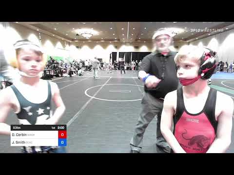 63 Lbs Quarterfinal - Daniel Corbin, Warrior Wrestling Academy