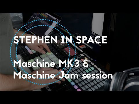 Stephen Hawking Tribute music - Maschine mk3 & Maschine Jam live - Stephen In Space
