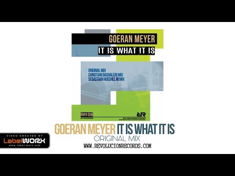 (RR108) GOERAN MEYER - IT IS WHAT IT IS (Original Mix)